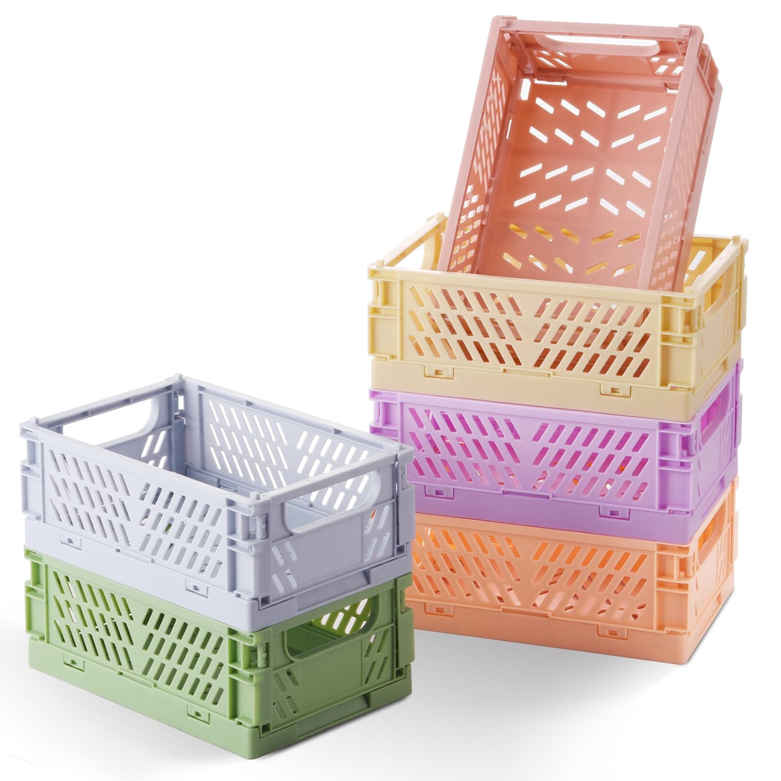 Small: 5.9"x 3.8" x 2.2", Yellow, Orange, Purple, Cherry Pink, Light Blue, Green