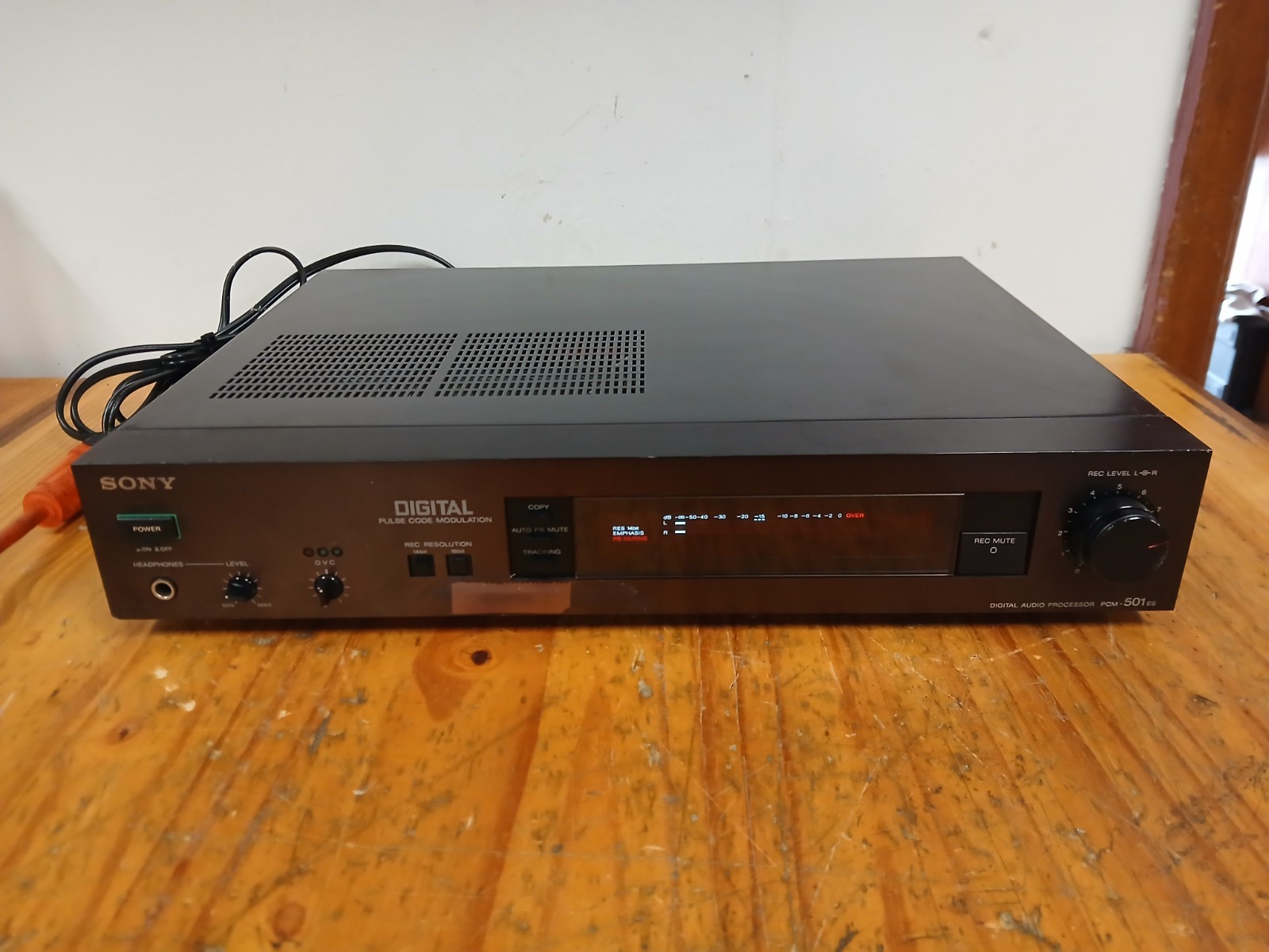 Sony PCM 501 ES Digital Audio Processor A to D