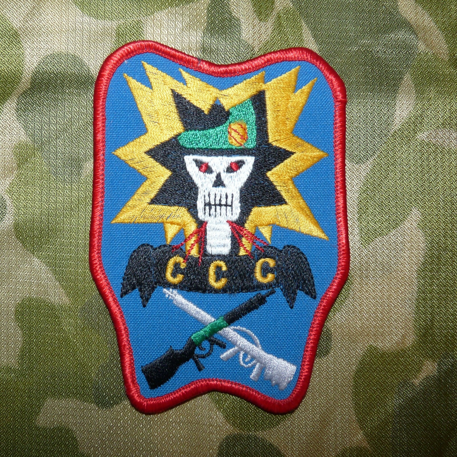 Vietnam War USA MACV-SOG Command & Control Central CCC Pocket Patch - REPRO