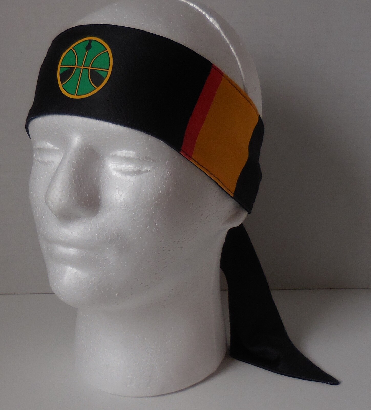 Nike Dri-Fit Head Tie Rayguns Adult Unisex Black/University Gold/Stadium Green