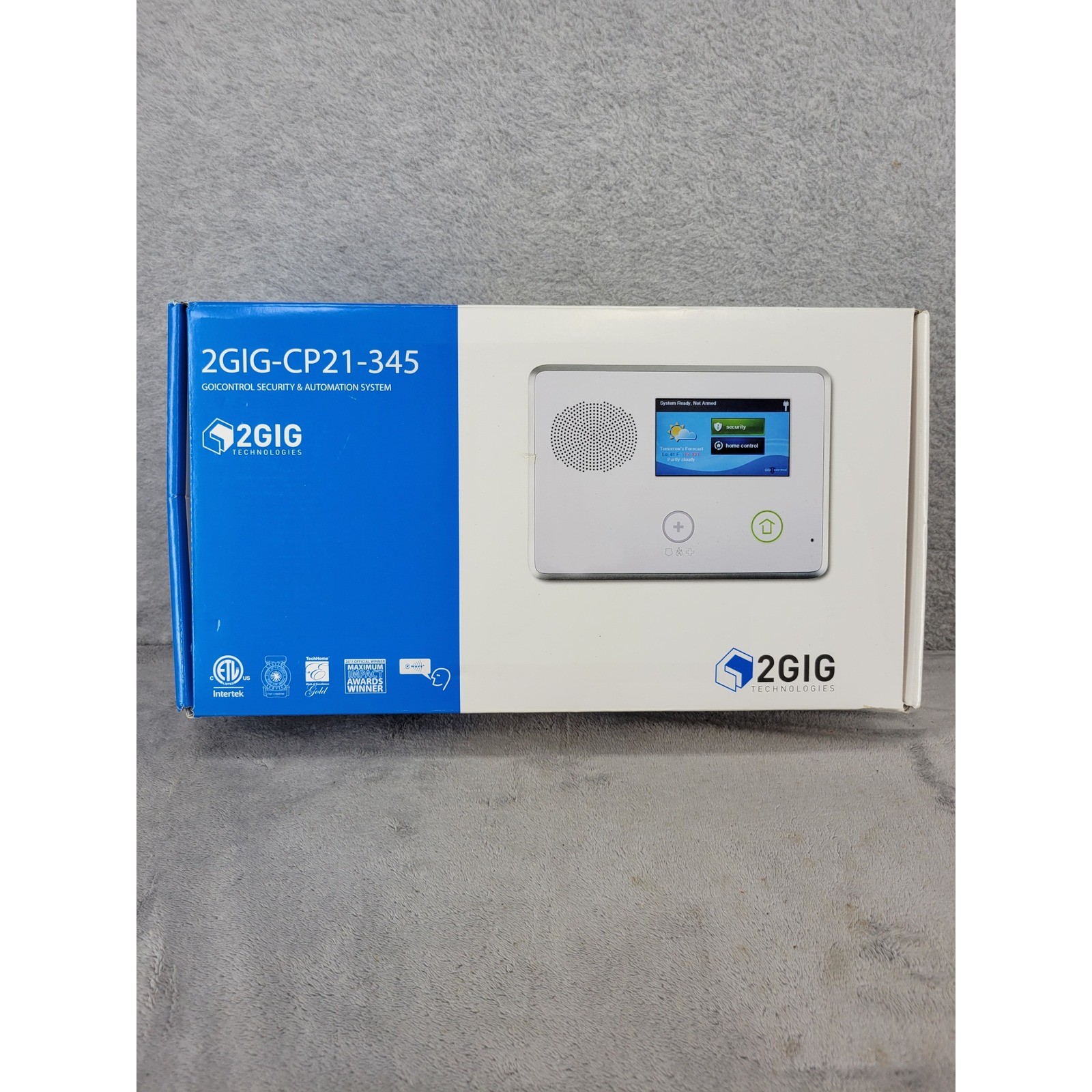 2GIG CP21-345 Go!Control Wireless Security Automation System Color Touch Screen