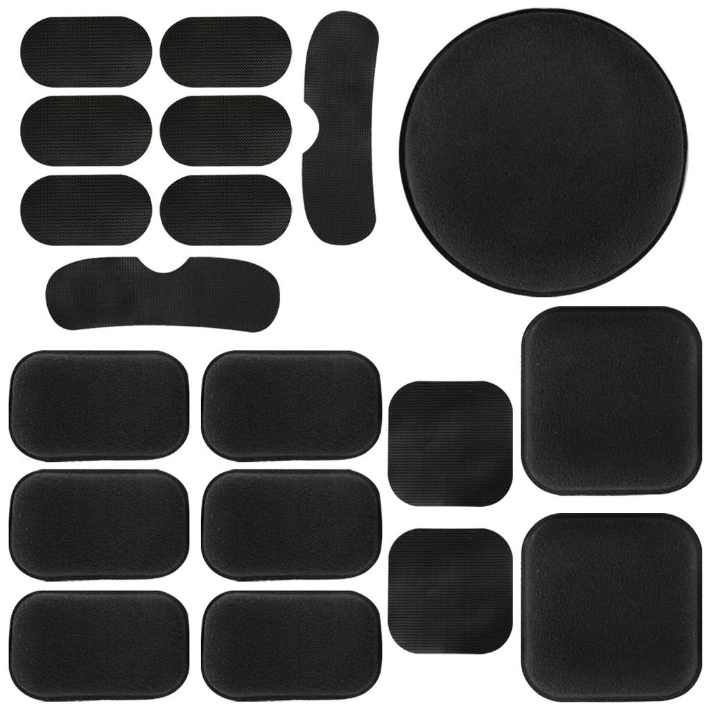 Yzpacc Universal Airsoft Helmet Pads, Tactical One Size, Black