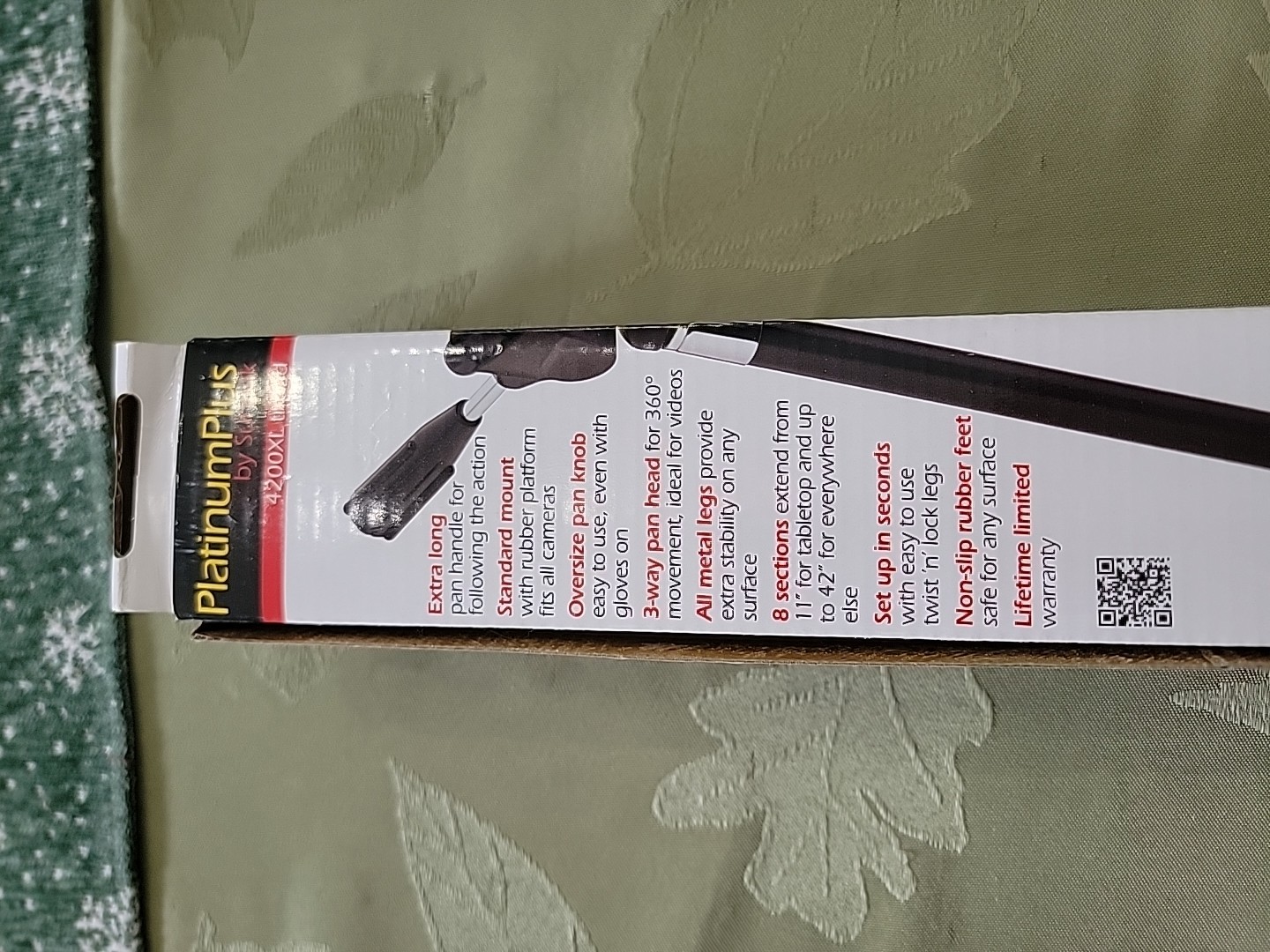 Sunpak PlatinumPlus 4200XL 42" Tripod