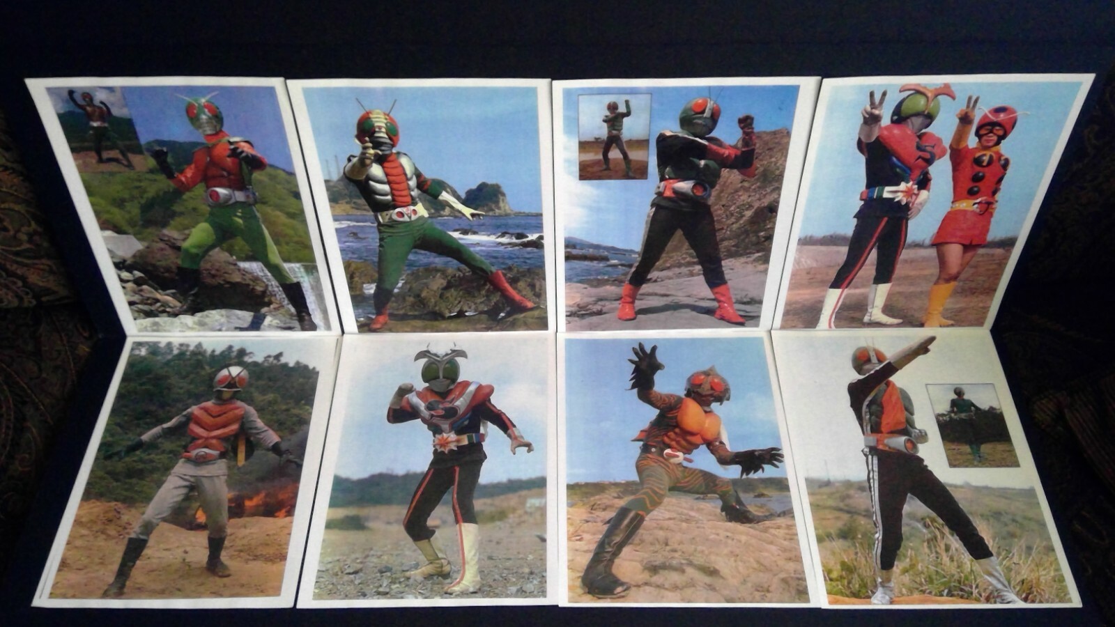 Kamen Rider Photos :Taken from Postcards that was converted to 11 X 8 1/2 photos