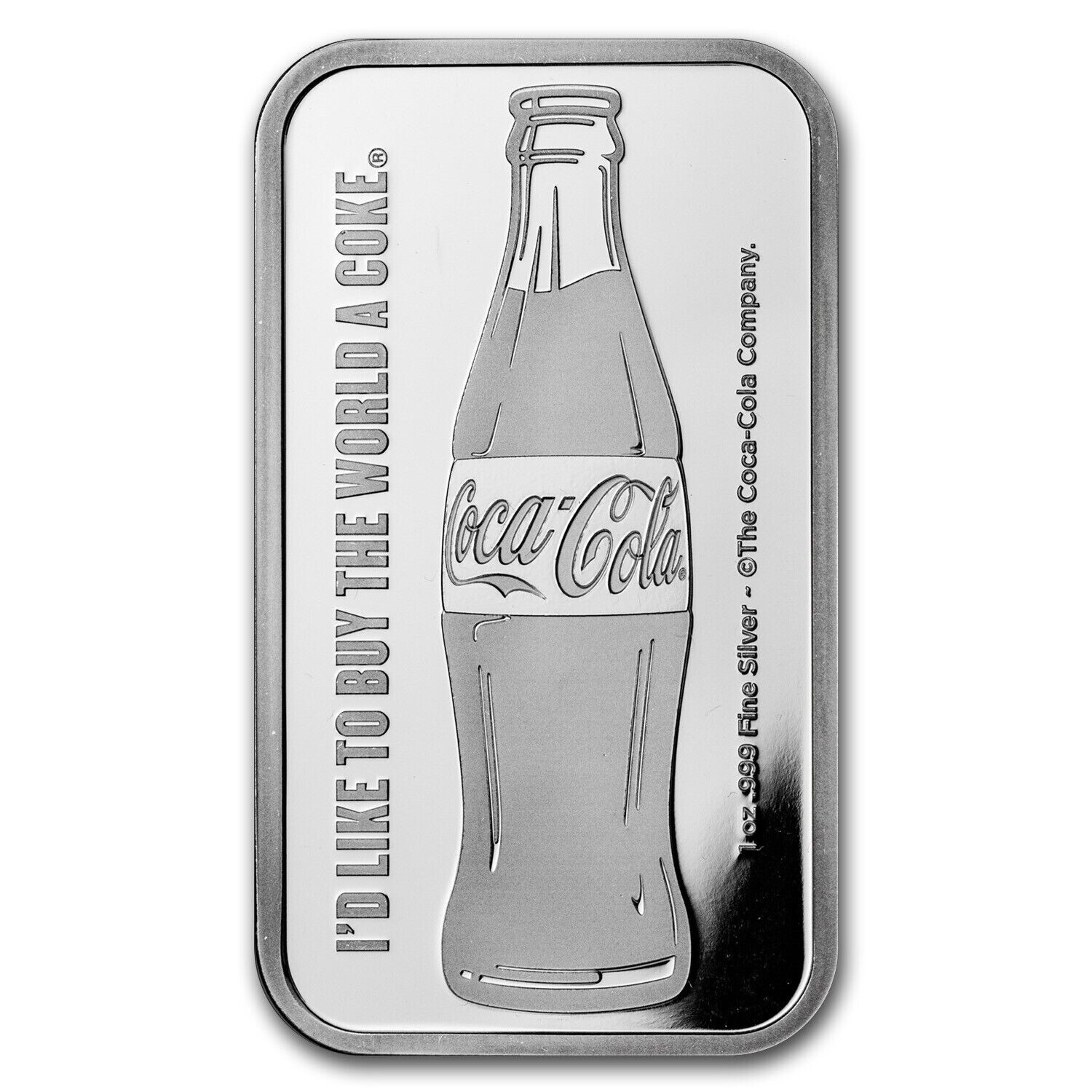 Coca-Cola® 1 oz .999 Pure Silver Bar