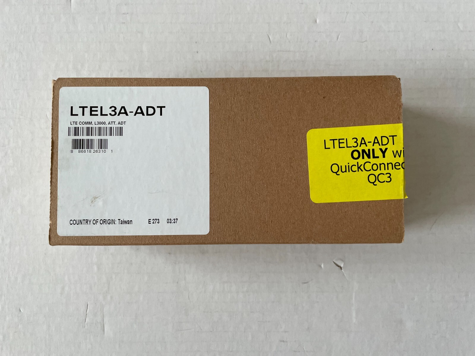 Honeywell LTEL3A-ADT   LTE COMM, L3000, ATT, ADT V4.0.47 (Open Box)