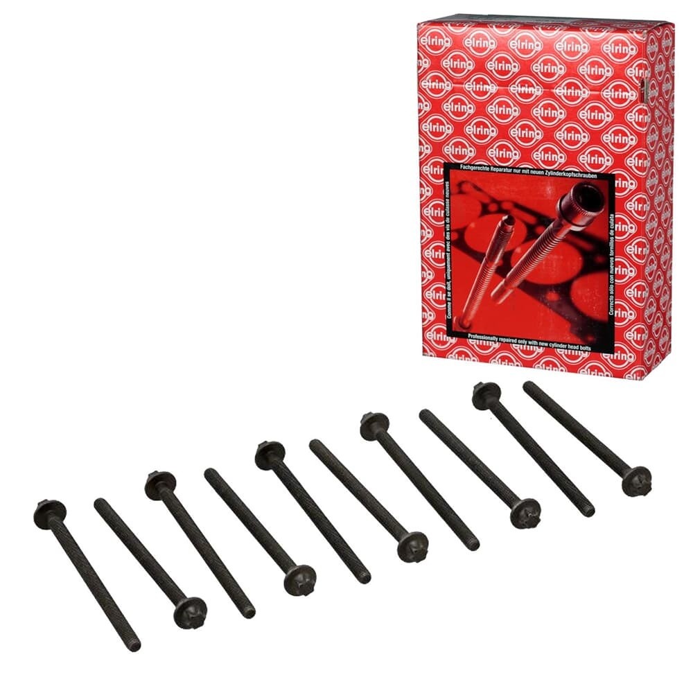 Elring 125.920 Cylinder Head Block Bolts Set M8 x 119 mm Fits Vauxhall Suzuki