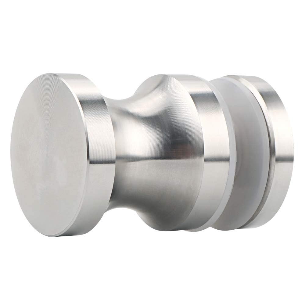 Alise Shower Door Handle, Sliding Small Size Single Sided, Brushed Nickel