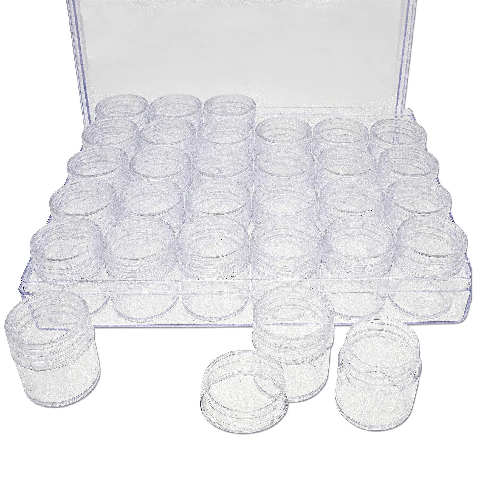 Personality Case - Clear Storage Organizer Box, 6.4 x 5.4 x 1.25 inches - Inc...