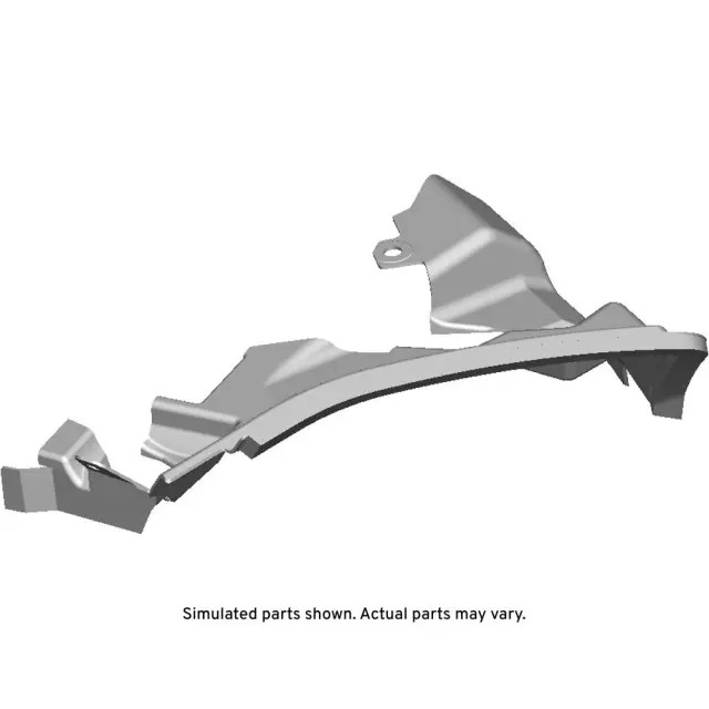 Genuine GM Driver Side Auxiliary Radiator Rear Duct 84225439