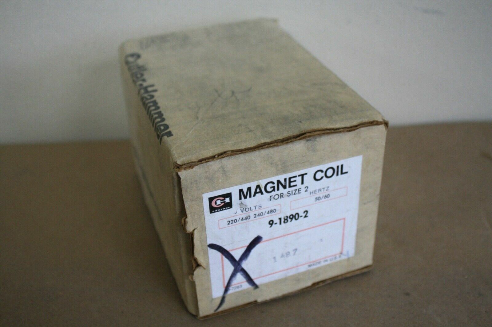 CUTLER HAMMER 9-1890-2 MAGNET COIL FOR SIZE 2