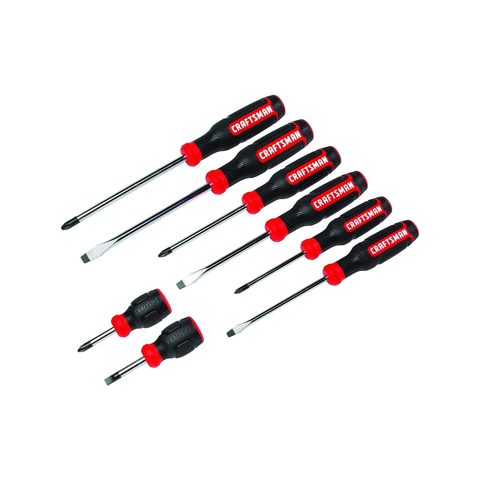 CRAFTSMAN 8 Piece Screwdriver Set Bi-Material CMHT65075N Old Version