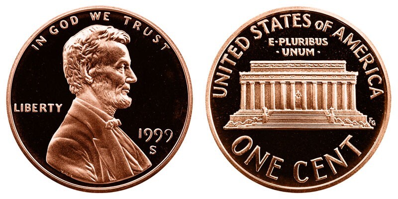 1999  S GEM PROOF Lincoln Cent