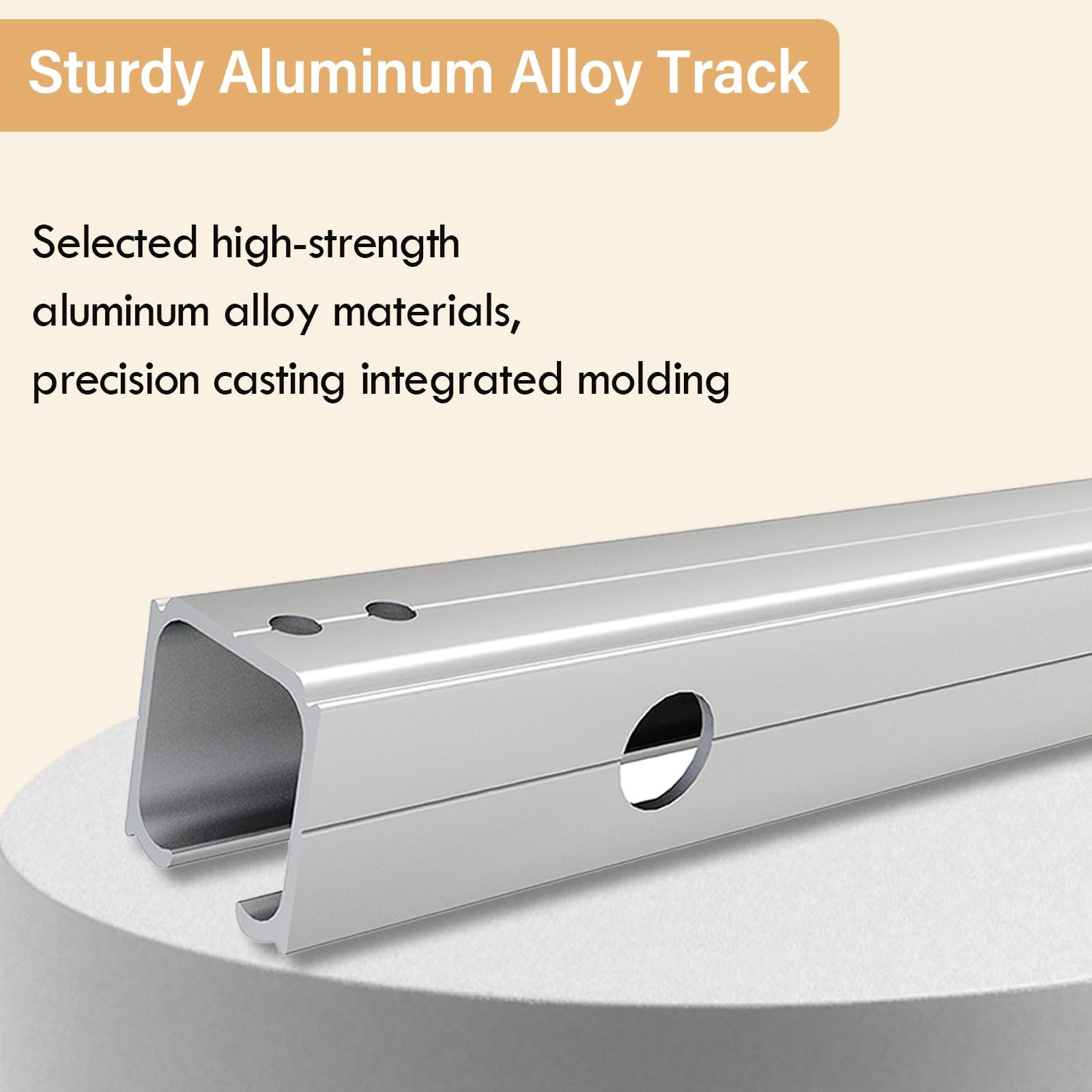Barnbase 8Ft Sliding Barn Door Hardware Clearance Aluminium Alloy Rail Hardware