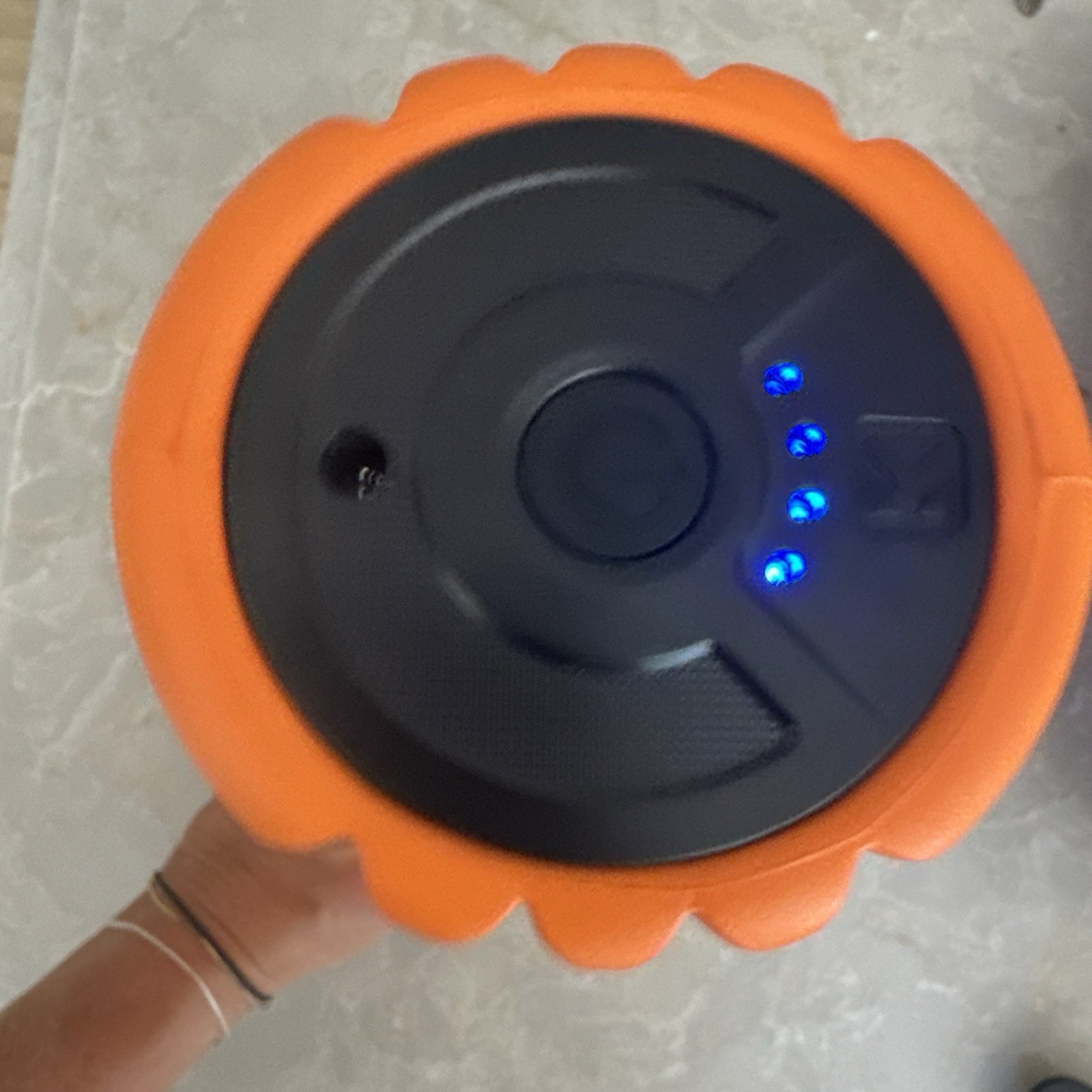 TriggerPoint Orange Grid Vibe Plus Vibrating Massage Foam Roller Roller Only