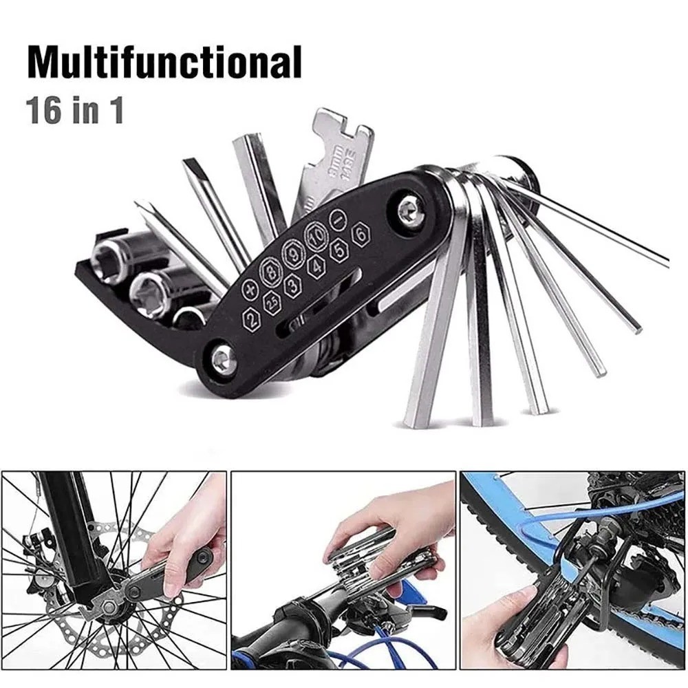 Bike Repair Tool Kit Multi-Purpose for Bicycle Repairs Portable Design Tool Kit