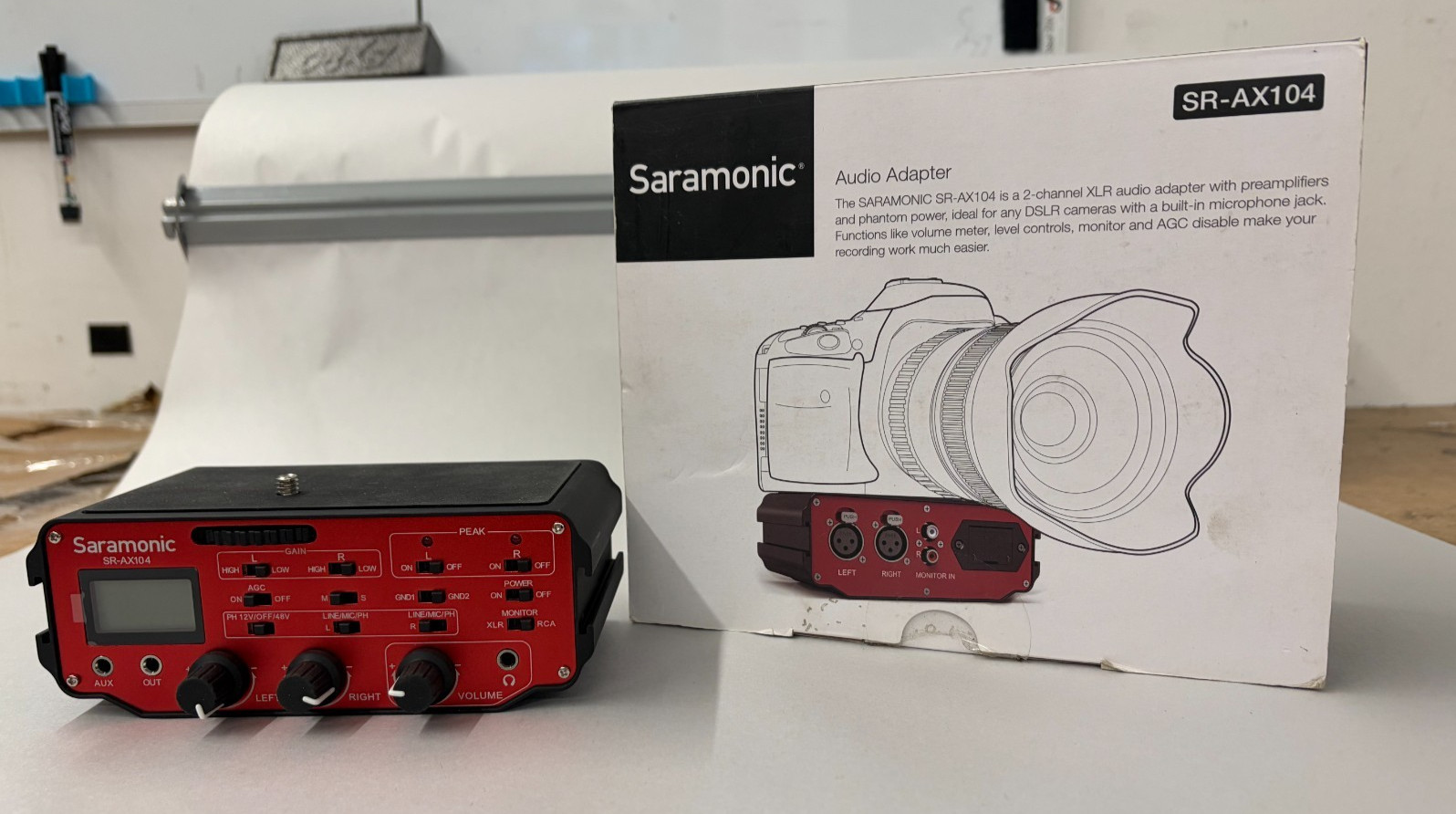 Saramonic SR-AX104 2-Channel XLR Audio Adapter for DSLRs
