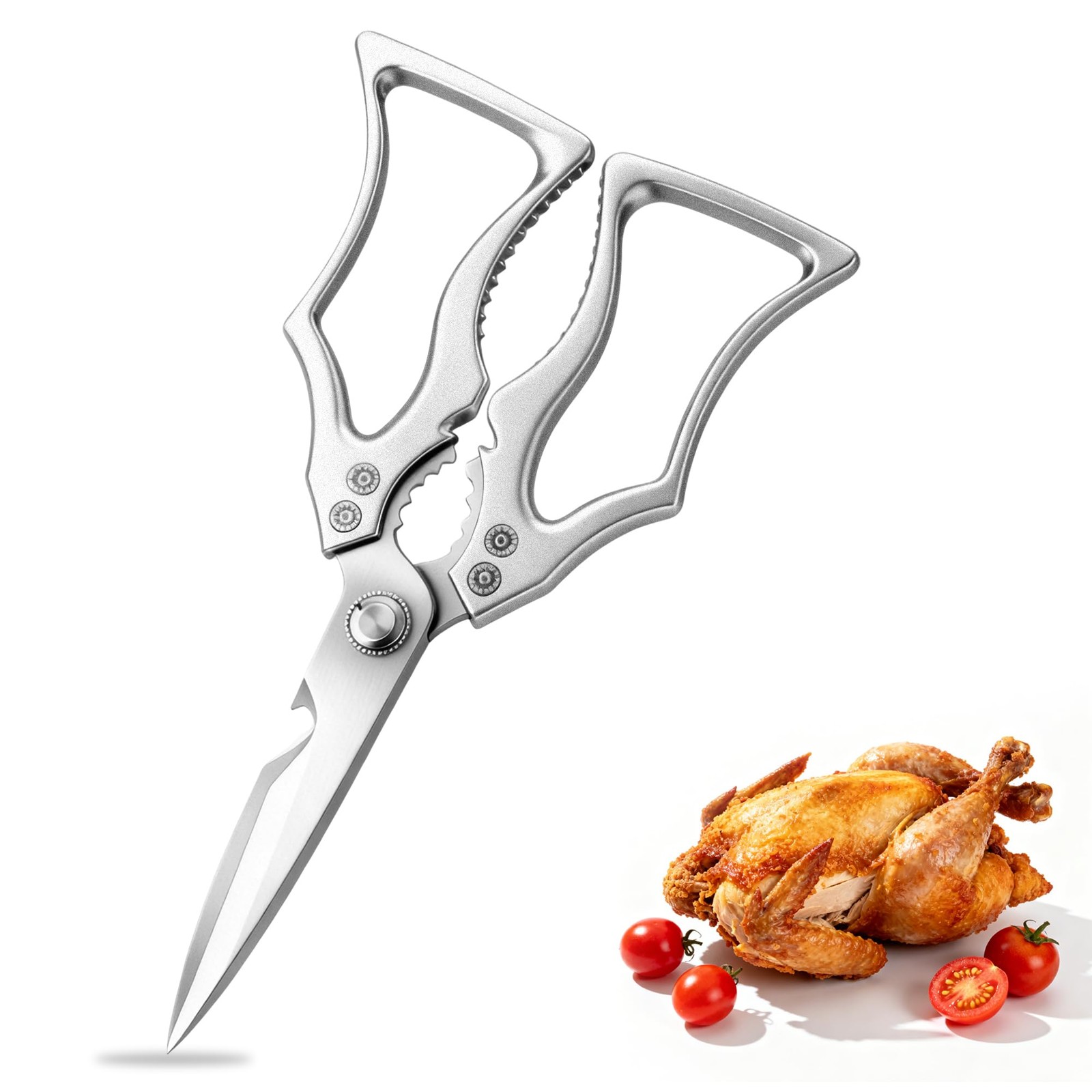 Heavy Duty Kitchen Scissors, High Carbon Stainless Steel Poultry Shears, Ultr...