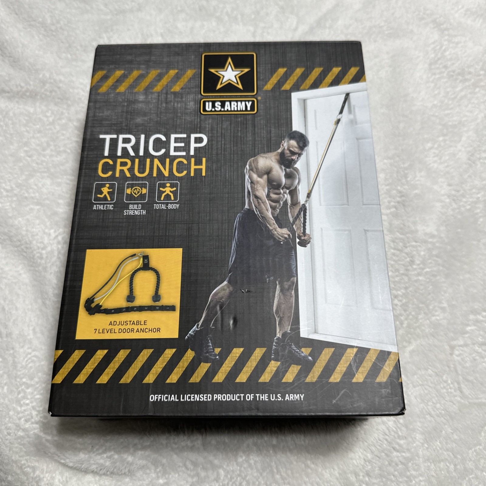 US Army Tricep Crunch System 7 Levels of Building Muscle  New Open Box