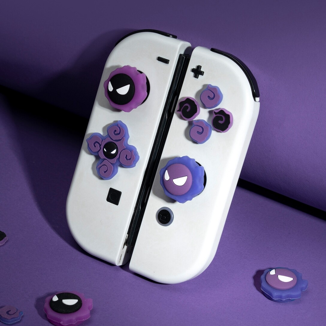 Luminous Devil D-Pad & Button Cap for Nintendo Switch / OLED Joy-con Cover Set