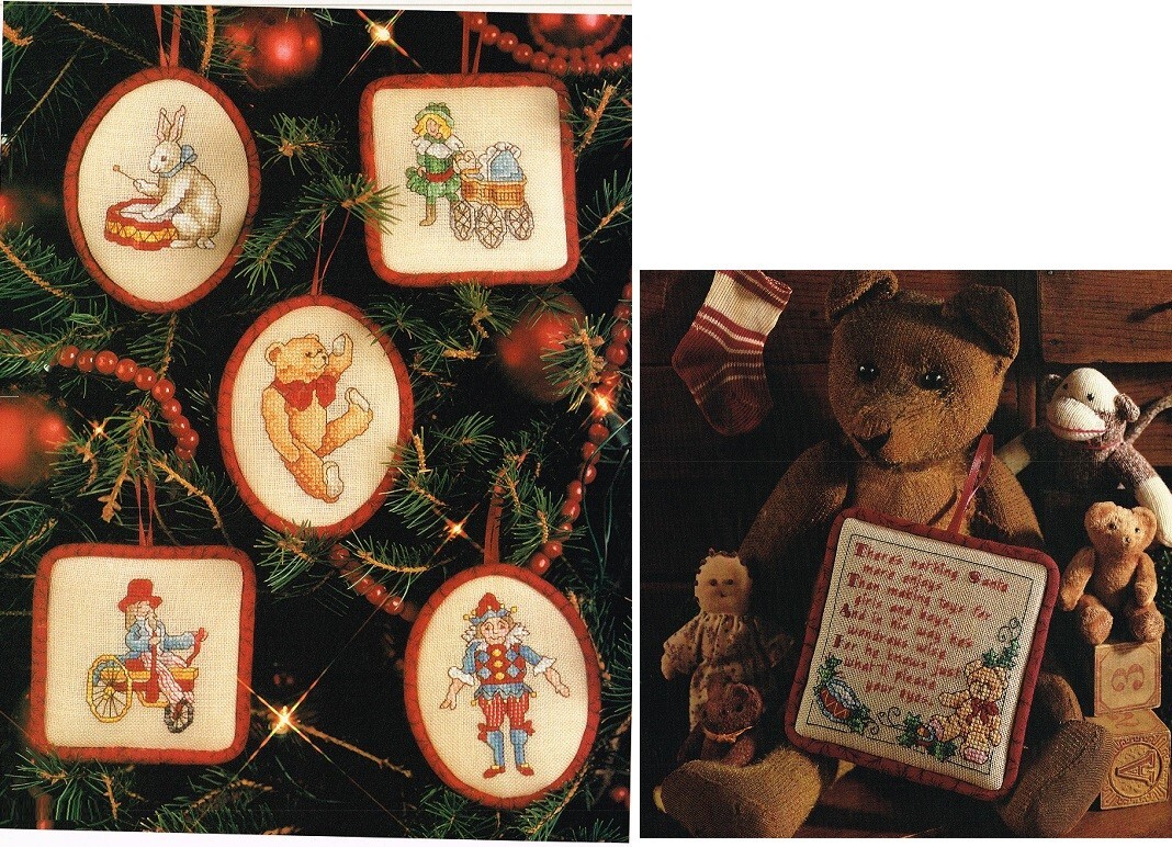 SANTAS TOYLAND CROSS STITCH PATTERN  ONLY   -  4B10