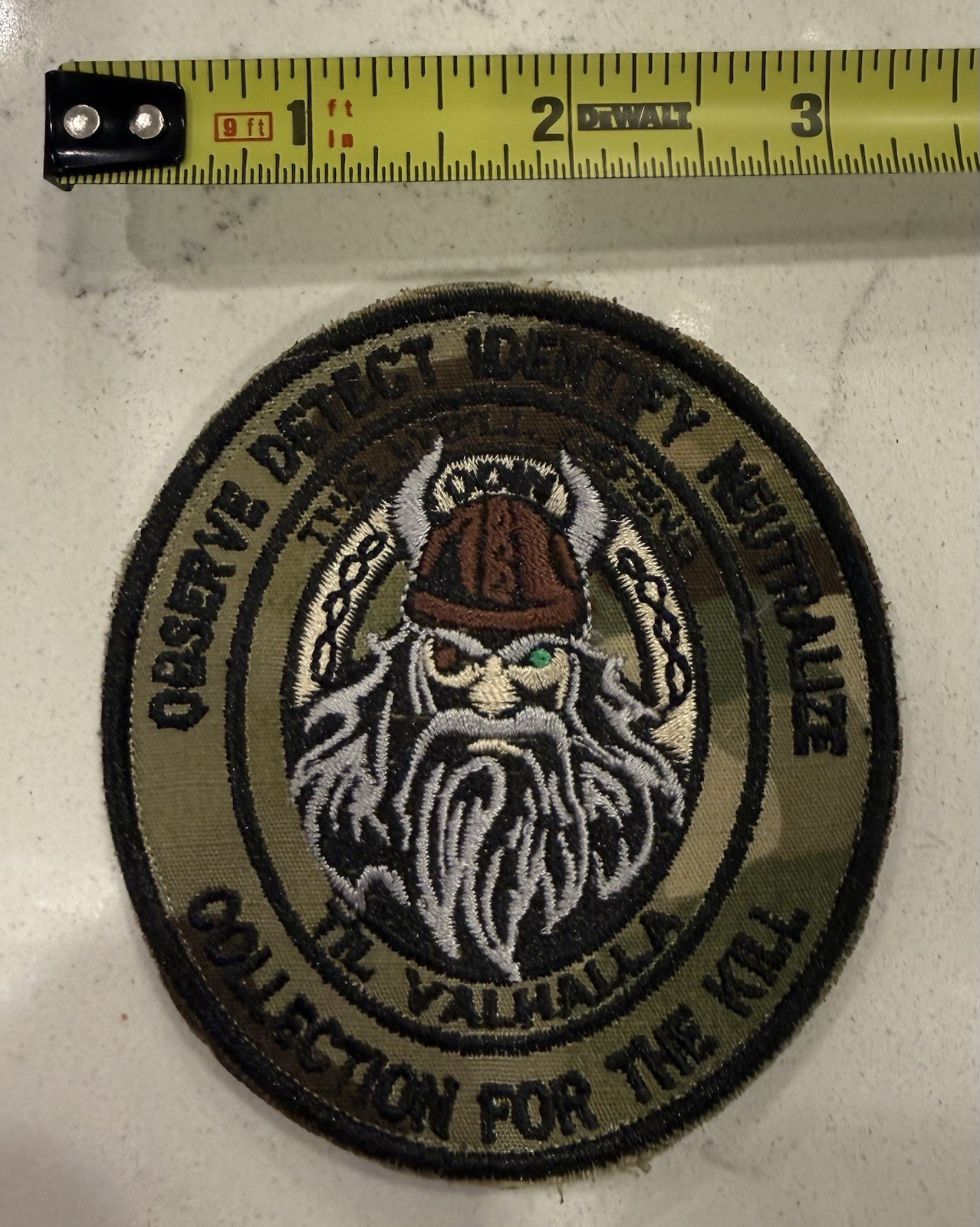 Task Force ODIN Patch “Observation for the Victory” – Afghanistan – Hook & Loop