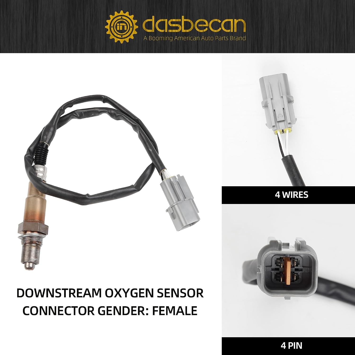 2PCS Upstream & Downstream Oxygen Sensor 234-5055 234-4568 Compatible