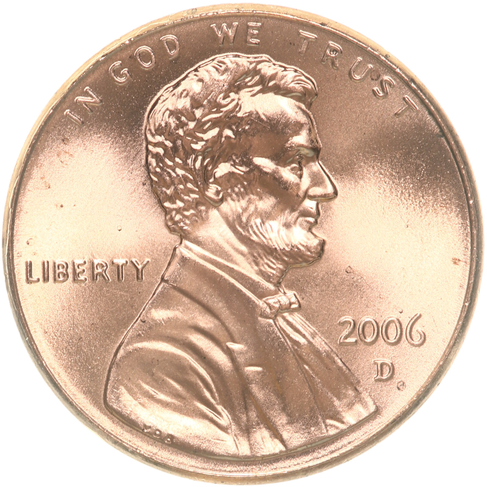 2006 D Lincoln Memorial Cent BU Penny US Coin