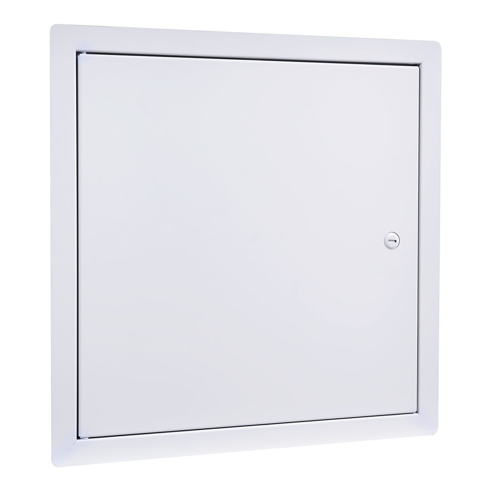 Galvanized Access Panel for Drywall/Ceiling — 15.2x15.2in, 14.4in Cutout, White