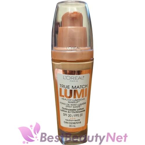 L'Oreal True Match Lumi Foundation SPF 20 N1 2 Classic Ivory 1oz / 30ml