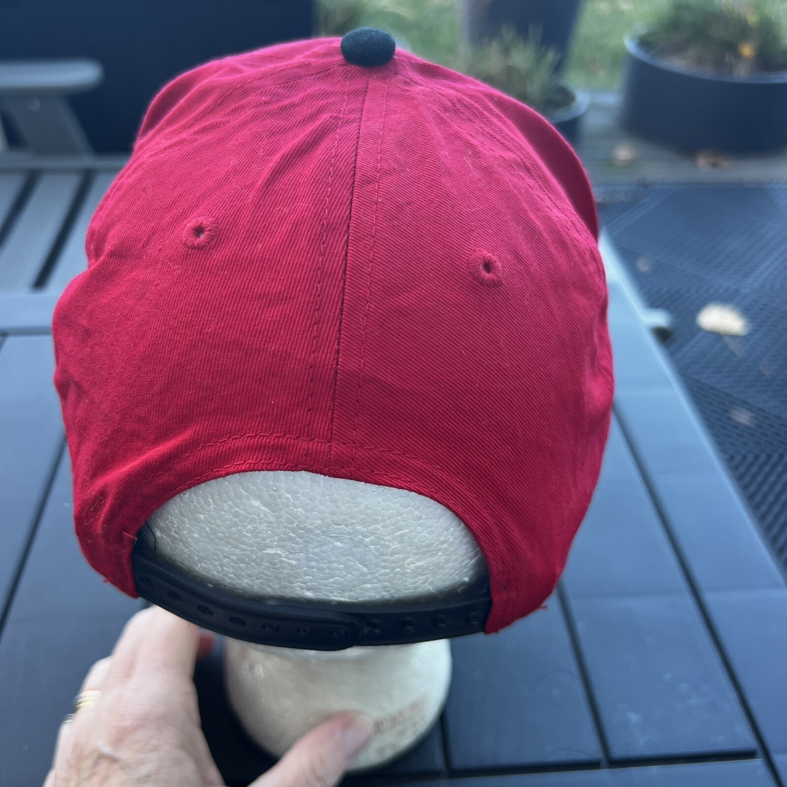 Flash DC Comics Logo on Youth Red Hat Cap w Black Bill Goofy Hat CO.