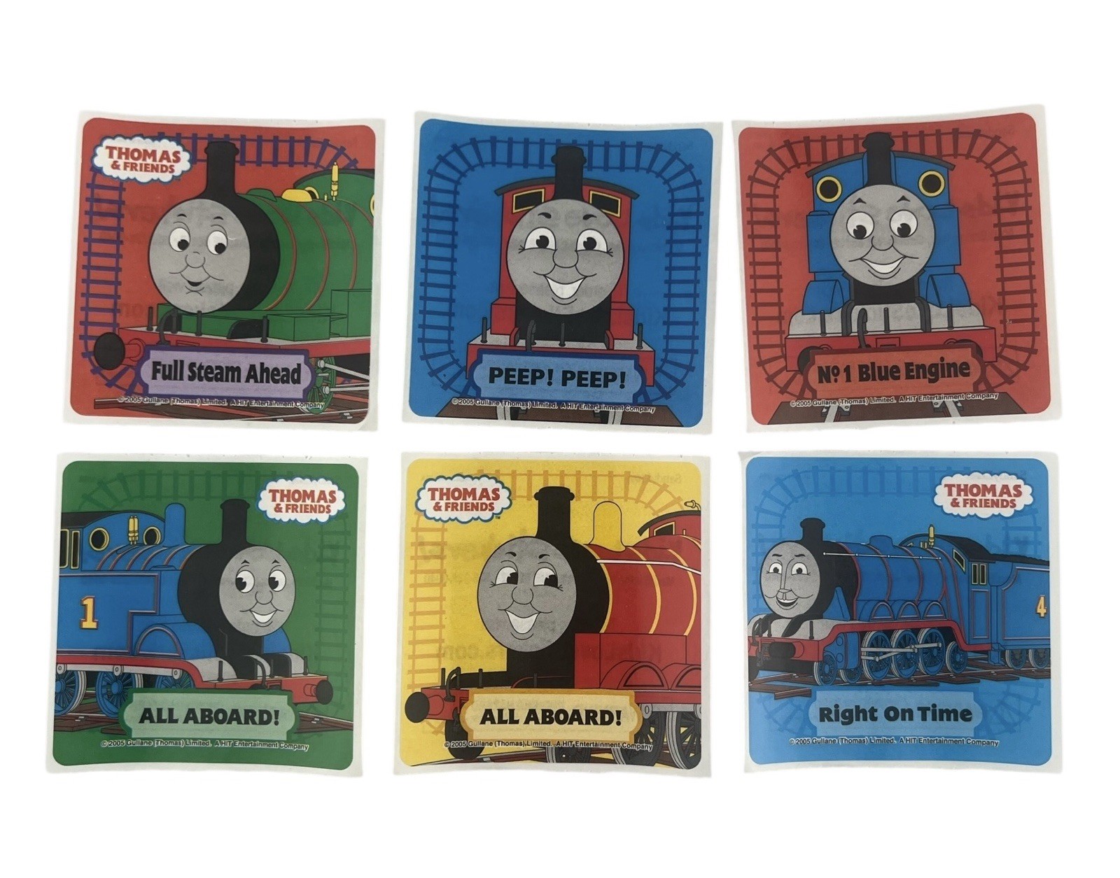 6 Thomas The Train Smilemakers Stickers Party Favors Scrapbook Teacher Rewards