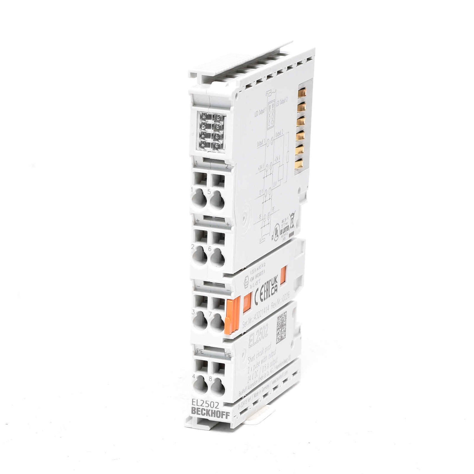 Beckhoff EL2502 // EL 2502 2-Channel PWM Output -Unused-