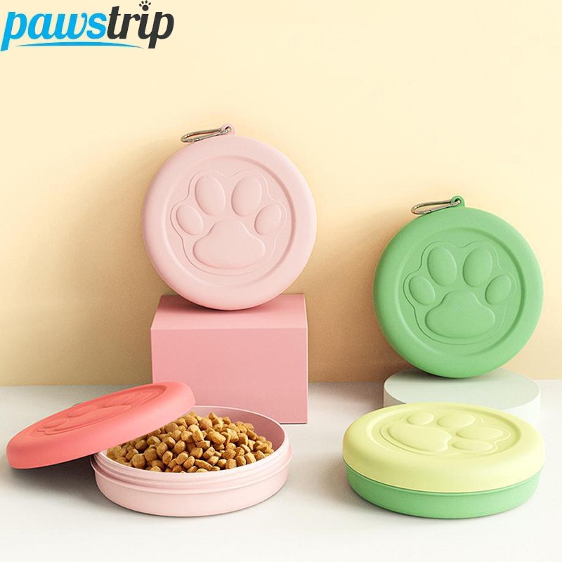 Portable Dog Water Bottle & Food Container Travel Feeding Bowl for Cats Puppies
