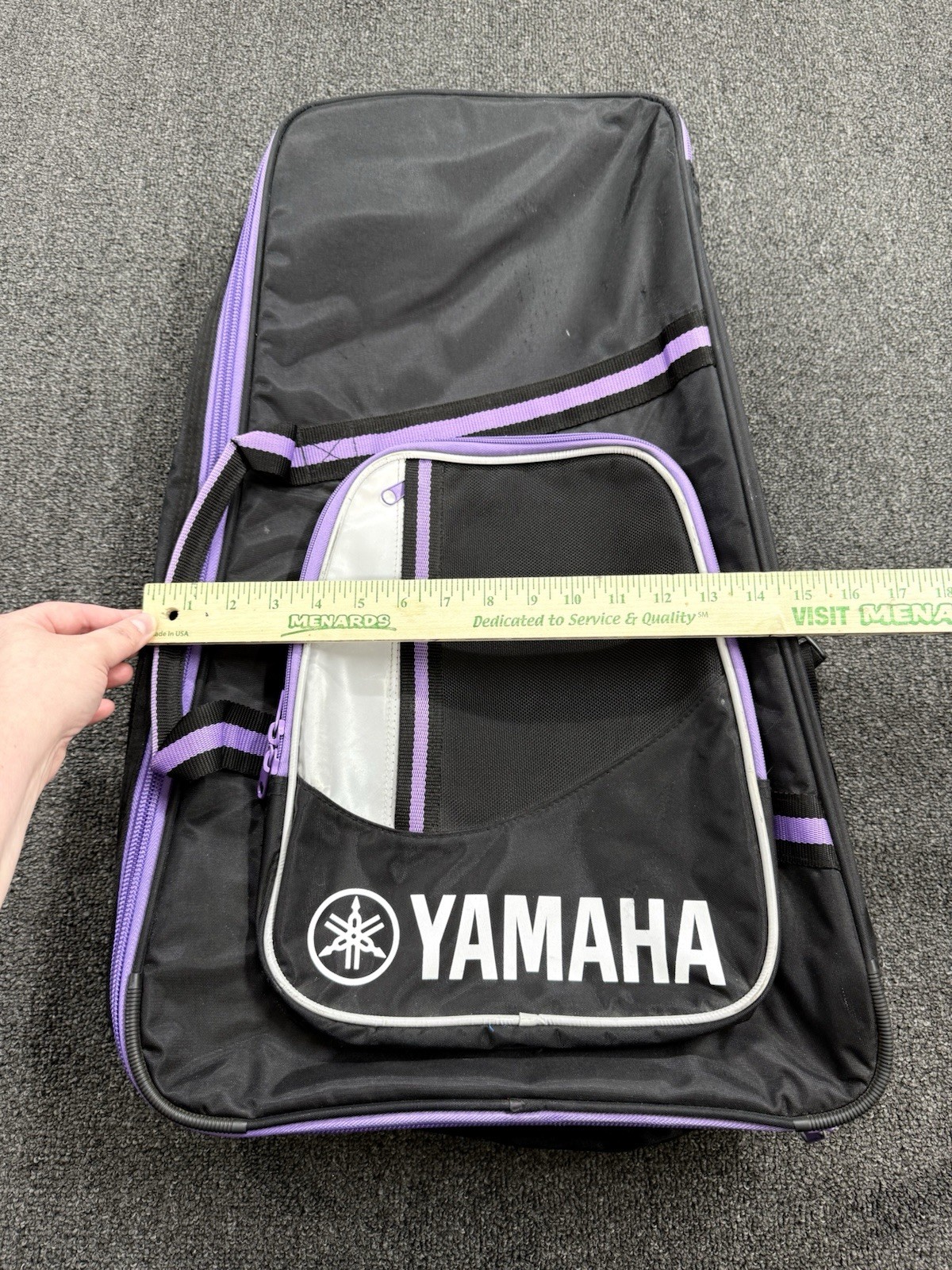 Yamaha SBK 285 Xylophone Bells Bag Carry Case Black Purple Soft Padded Bag Only