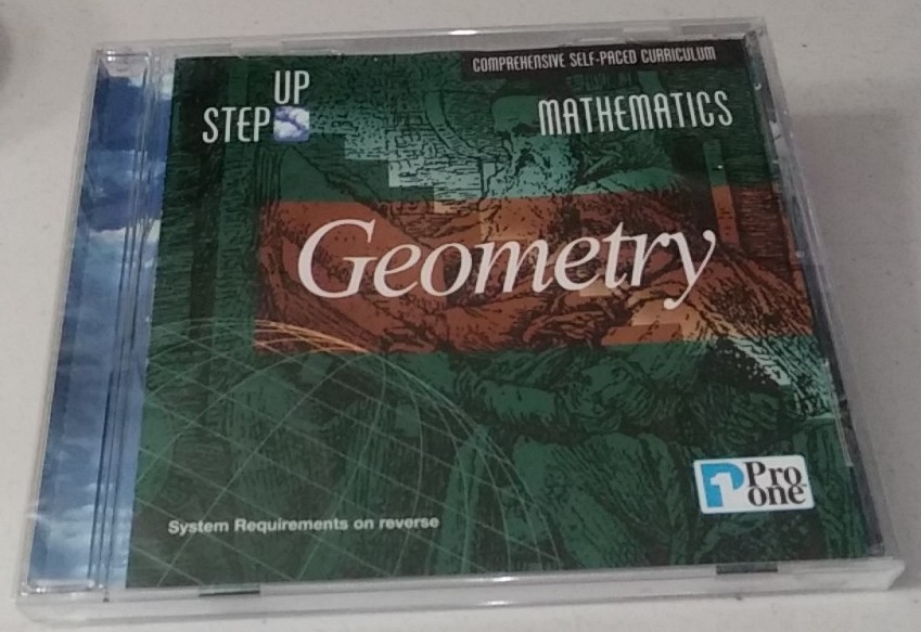 Step Up Geometry CD-ROM comprehensive self-paced curriculum NEW SEALED Pro One