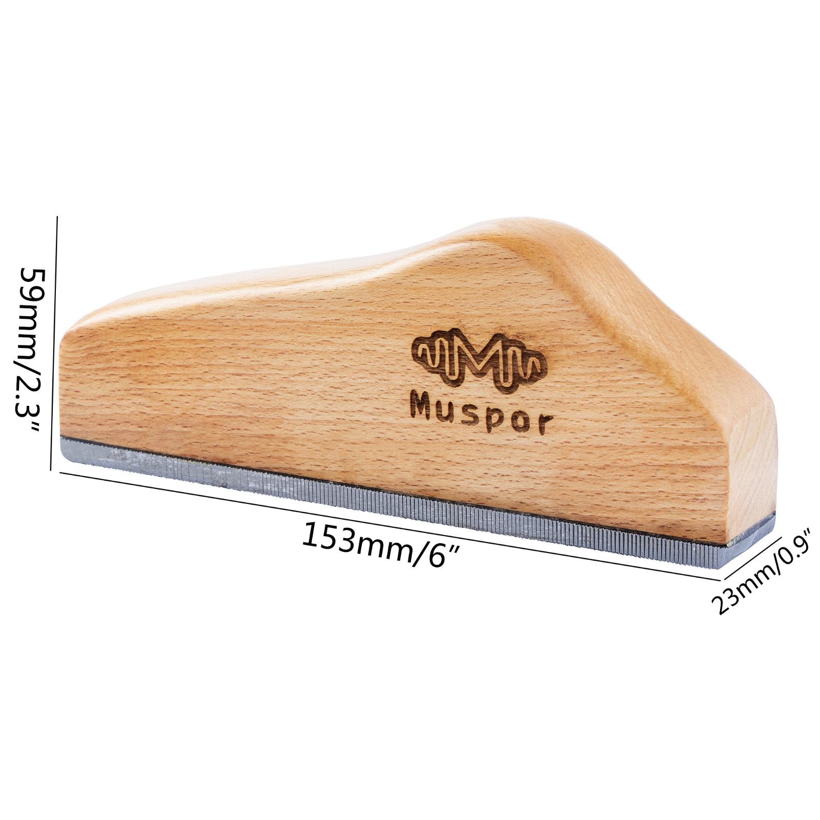 153MM Guitar Fret File Hardwood Handle Sanding Leveling File Luthier Tool