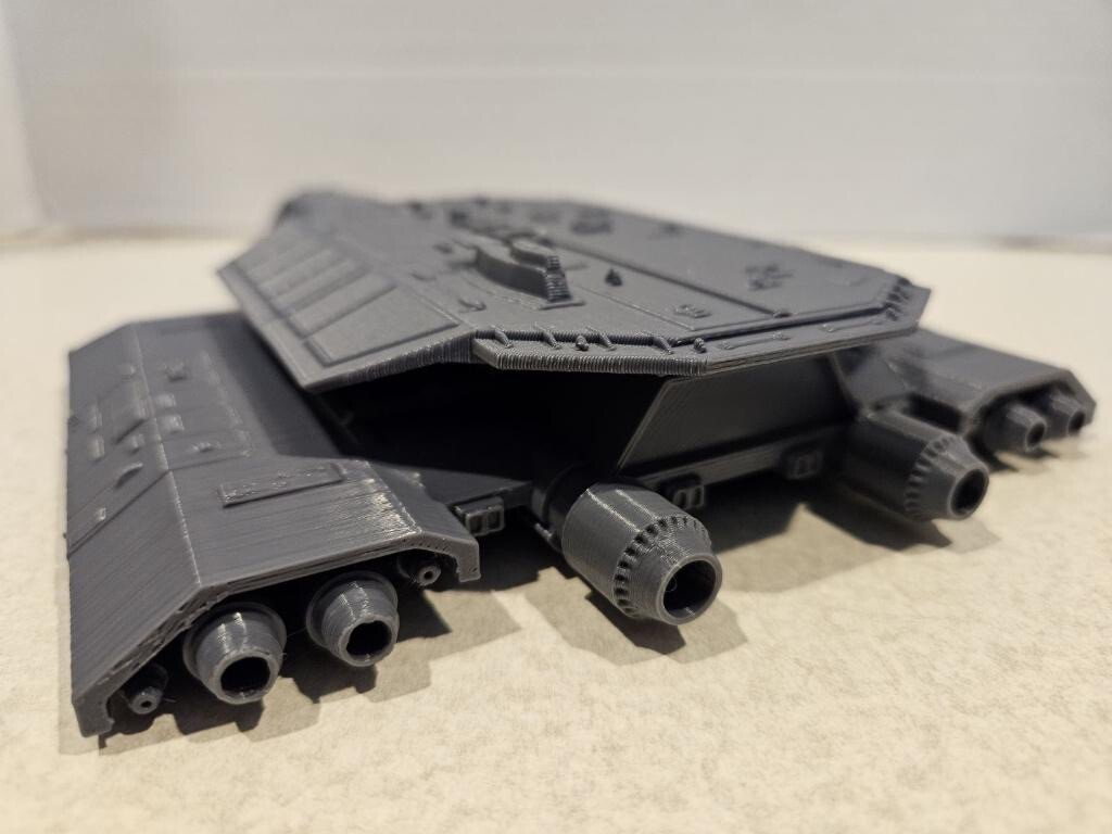 Prometheus Daedalus 3d Printed 10 In Model Grey Fully Assembled