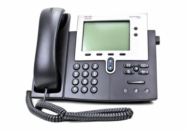 Cisco 7900 Series CP-7942G Unified IP Business Cord Phone VoIP Display POE