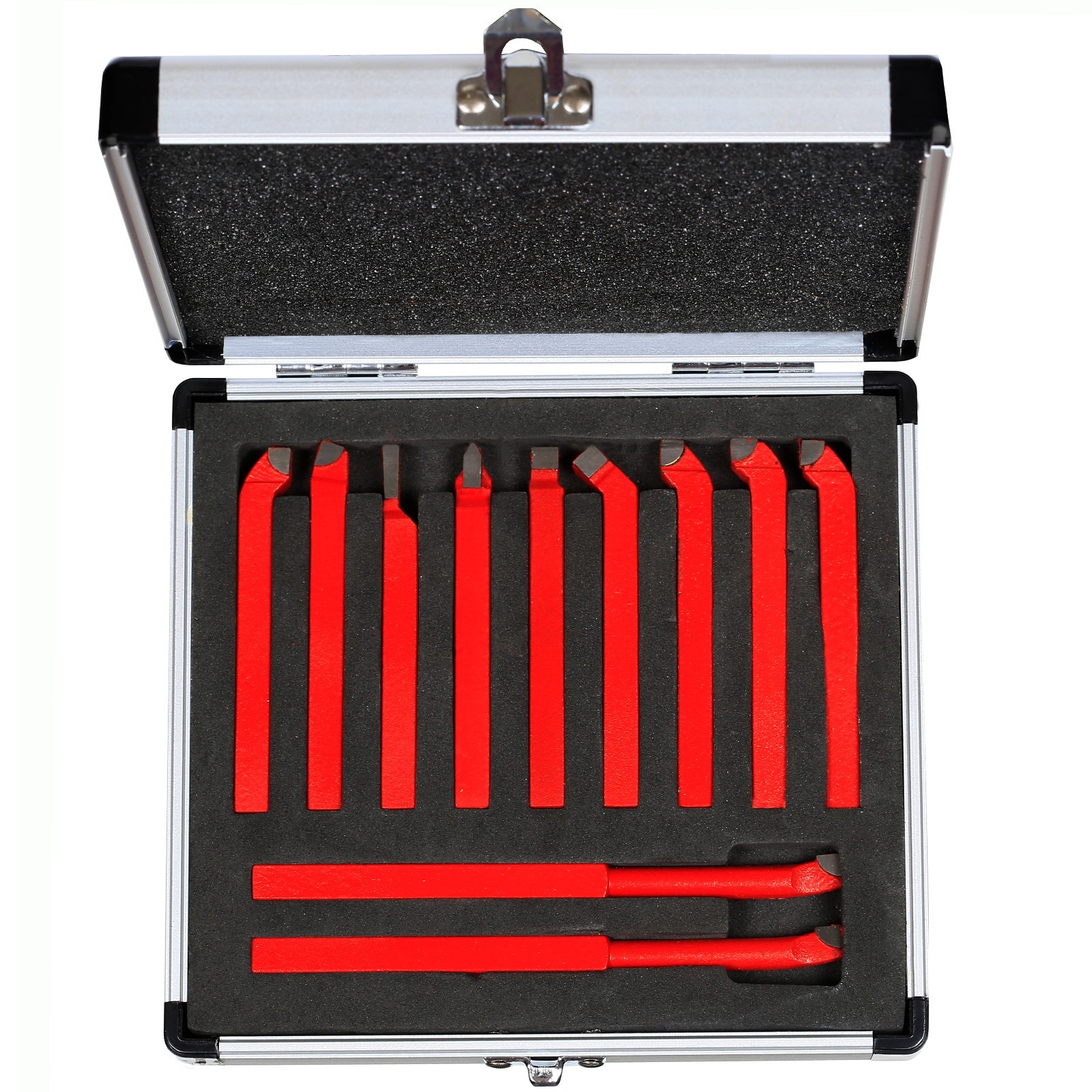 11 PCS 5/16“ CARBIDE TIP TIPPED CUTTER TOOL BIT CUTTING SET METAL LATHE TOOLING