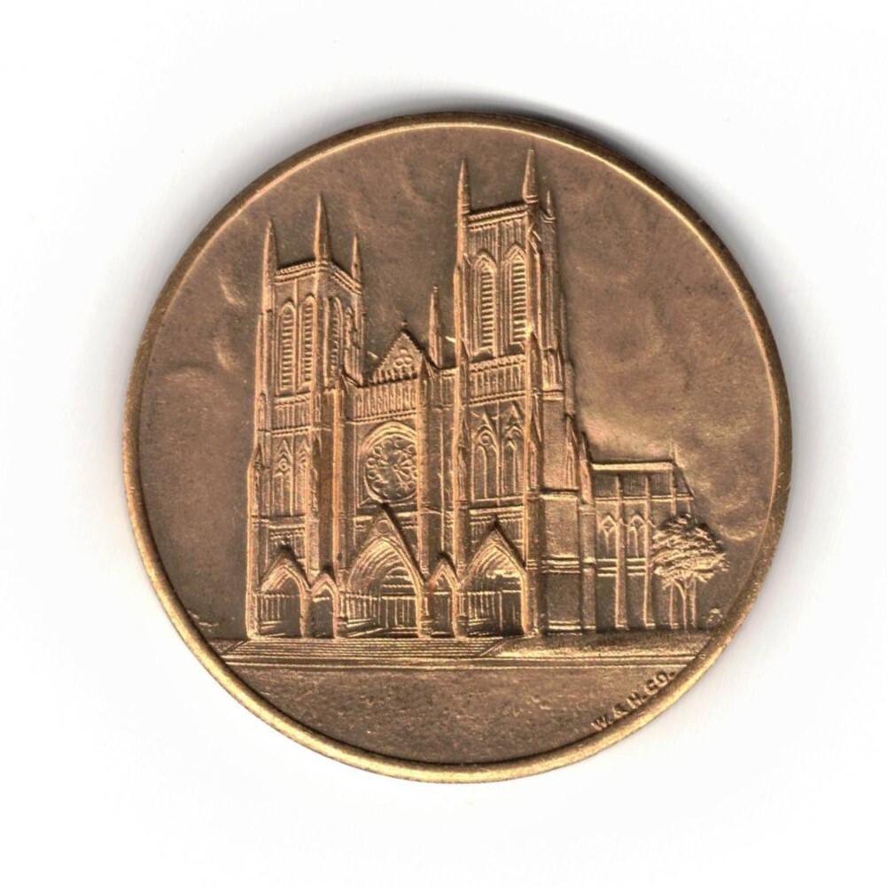 The Cathedral Church of St. John the Divine--New York--token, 108,426