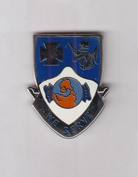US Army 23rd Infantry Regiment DUI Crest V-21 c/b clutchback