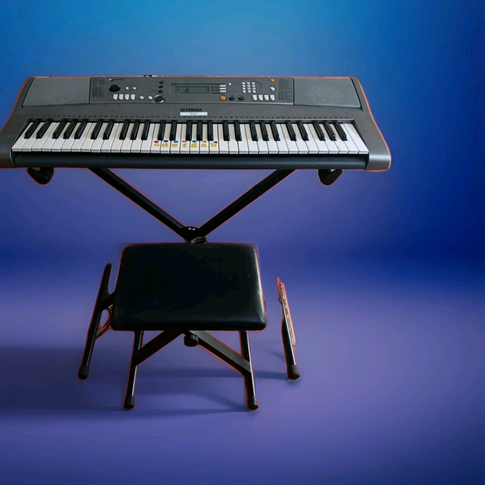 Yamaha PSR-E313 61-key Keyboard PSRE313 Musical Instrument 9.3lb  Manual VG