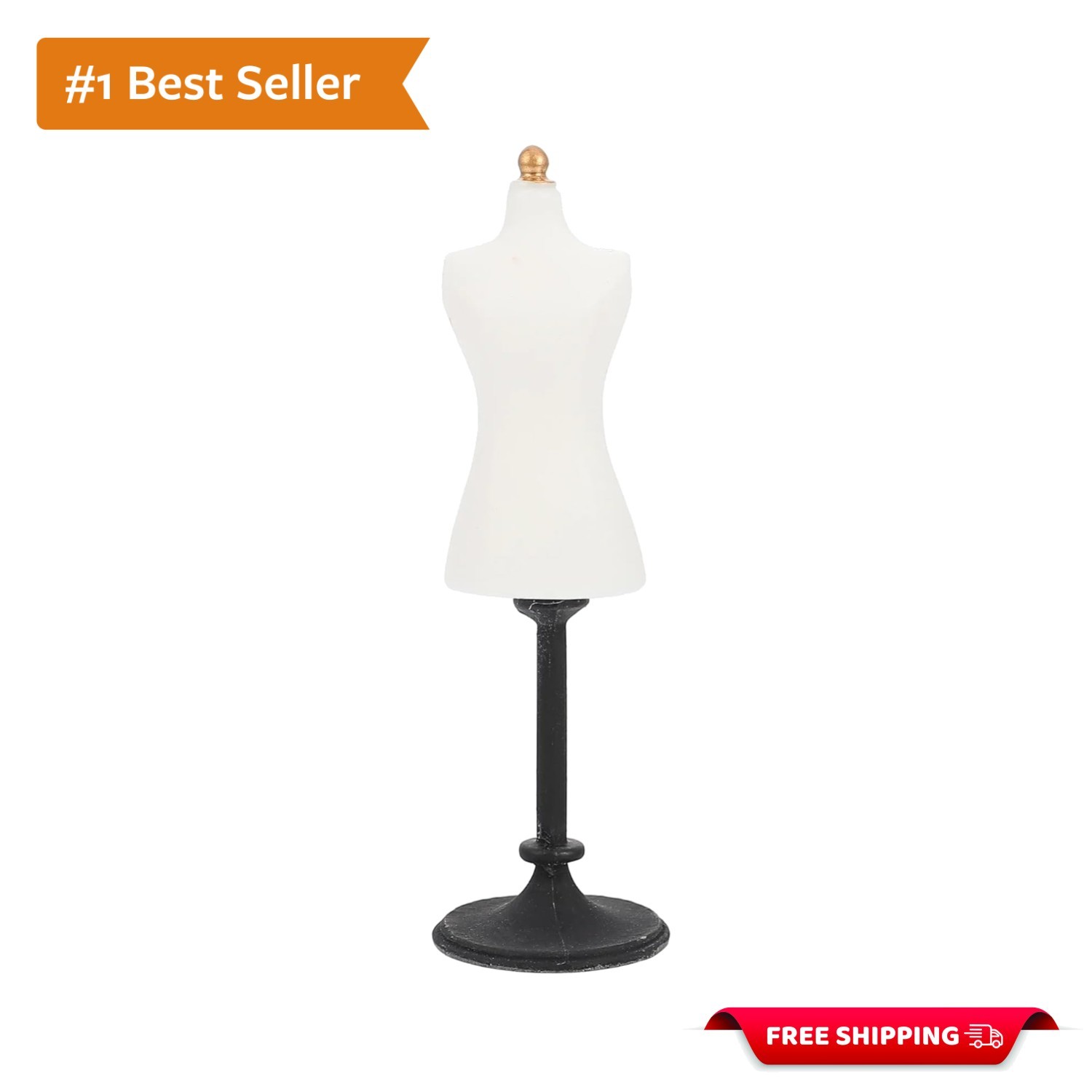 Fashion-Forward 1:24 Scale Miniature Dress Form - Essential Dollhouse Accessory