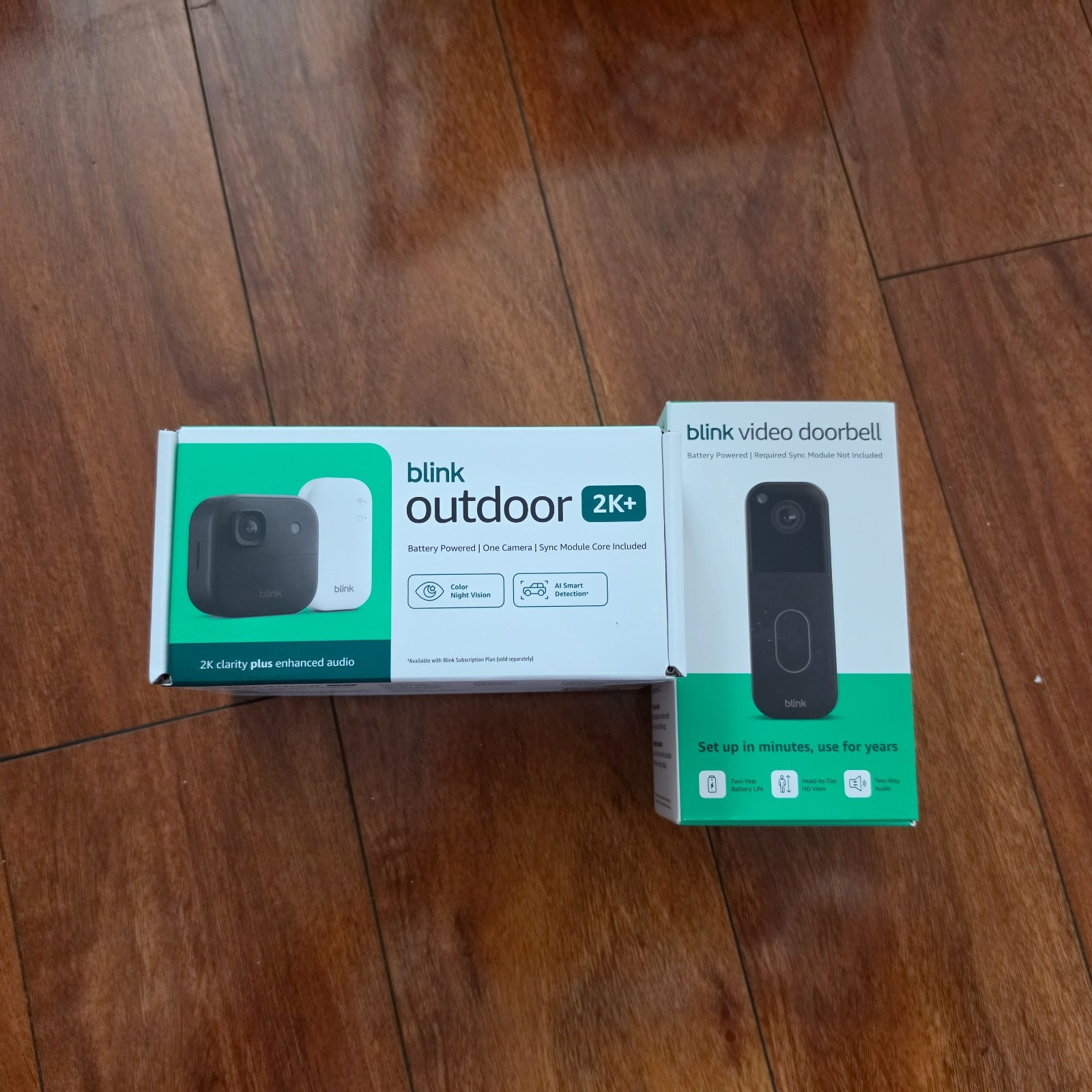 Blink - Outdoor 2K+ Wireless Smart Security Camera with Blink Video Doorbell
