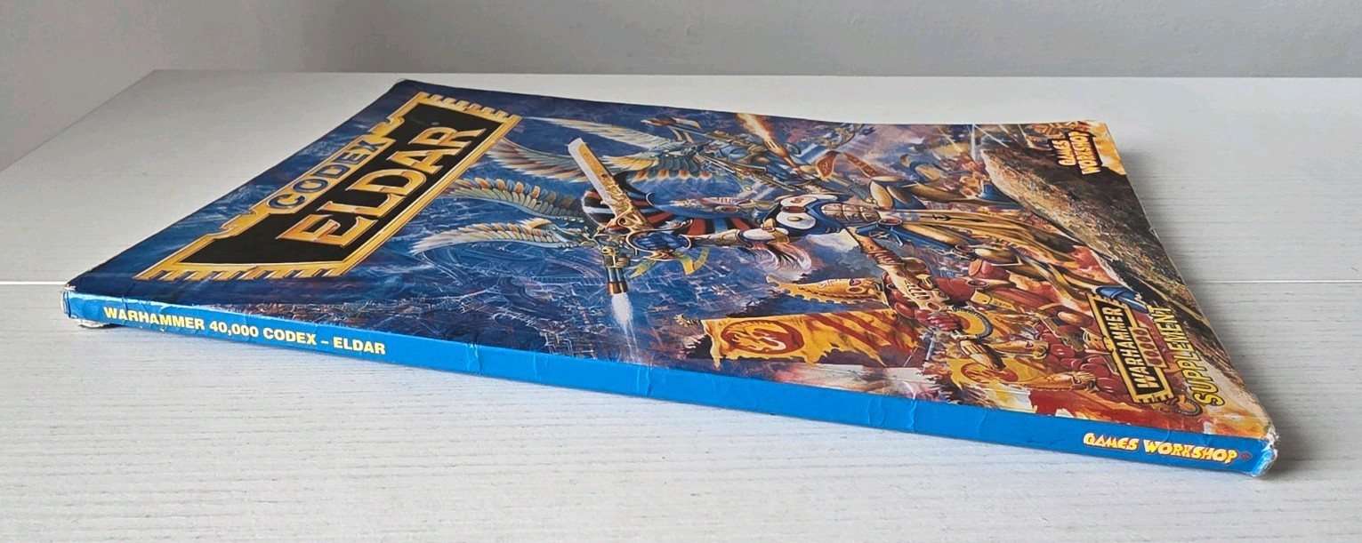 Warhammer 40K Codex Eldar 2nd Edition SIGNED BY RICK PRIESTLEY Armies Book 1994