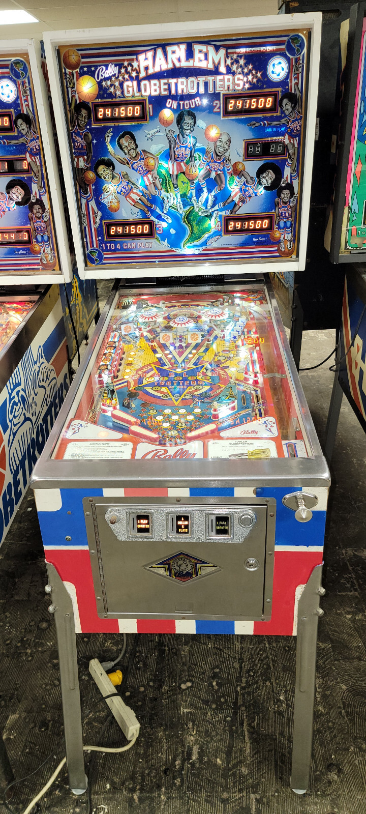 1979 Harlem Globetrotters Pinball Machine