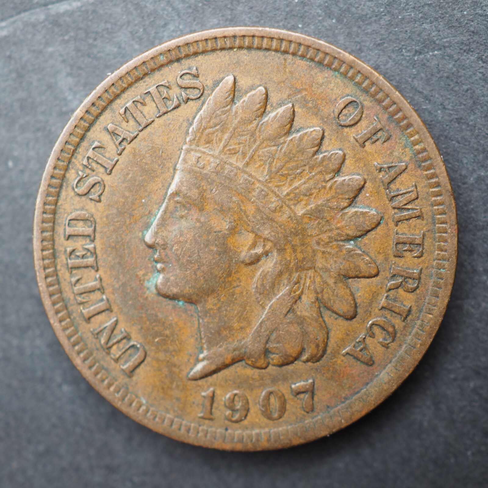 1907 INDIAN HEAD CENT **NICE COIN!** FREE SHIPPING! M4937
