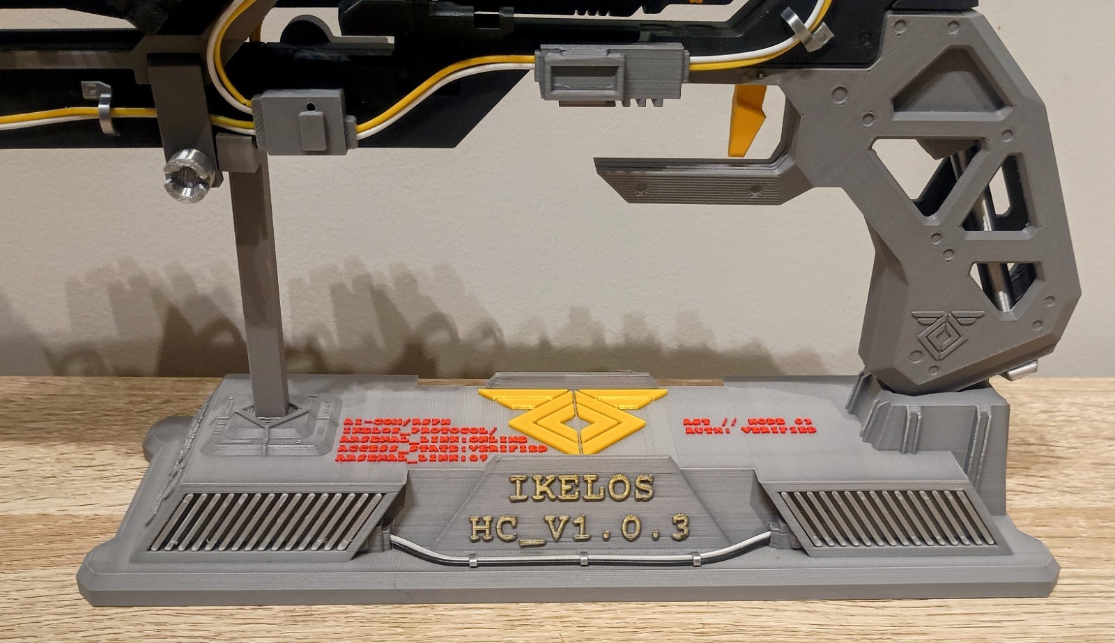 Destiny 2 IKELOS Hand Cannon Replica Prop with Custom Display Stand