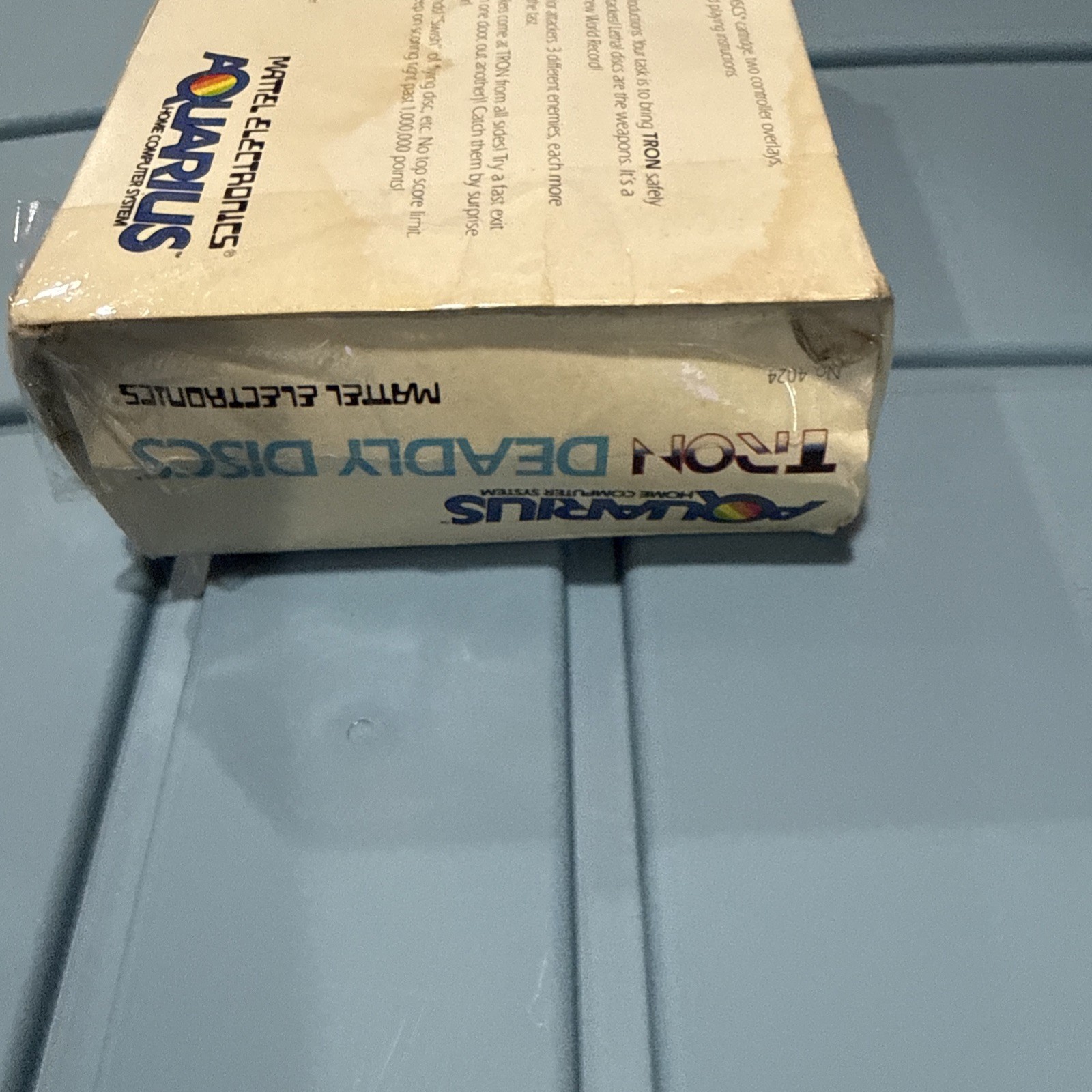Aquarius Tron Deadly Discs Mattel Electronics Home Computer System 1982 Tron